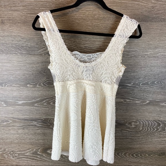 Free People Lace Tank Top Small - Picture 8 of 14
